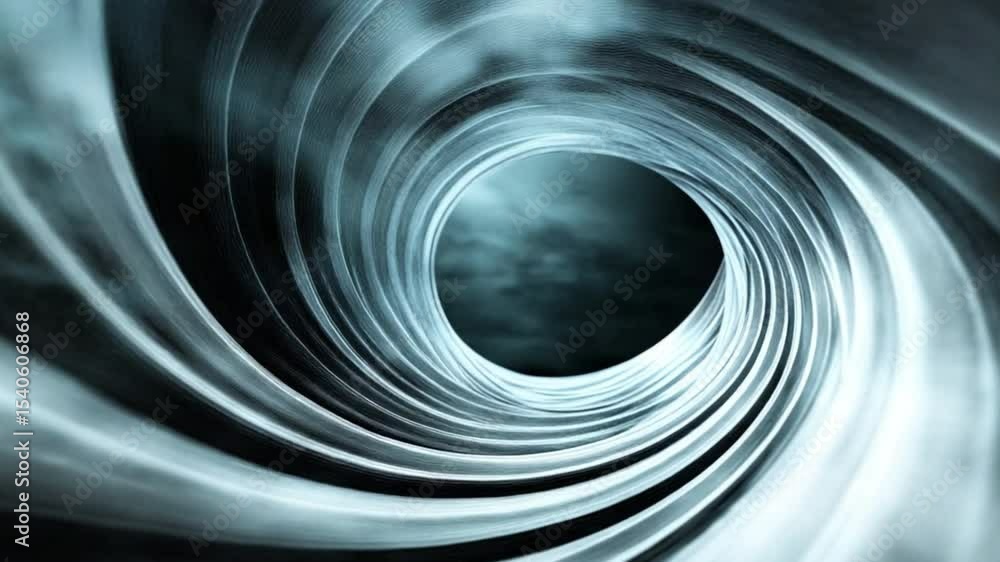 Poster abstract vortex tunnel: a mesmerizing digital art piece depicting a swirling vortex tunnel leading t