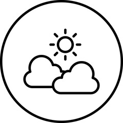 Cloud single icon vector illustration