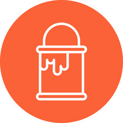 Drum single icon vector illustration