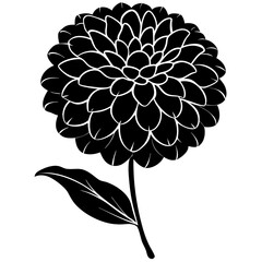 vector drawing of a flower