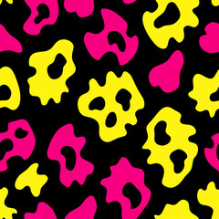 seamless background with hearts