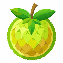 vector illustration of an apple