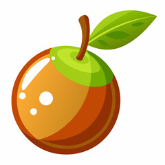 vector illustration of an apple