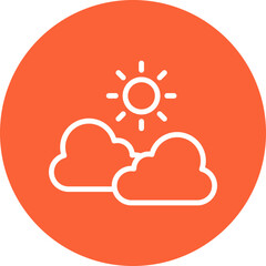 Cloud single icon vector illustration