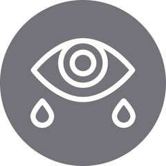 Eye single icon vector illustration