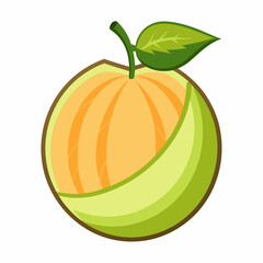 orange fruit isolated on white