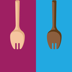 Kitchen utensils and ingredients vector set