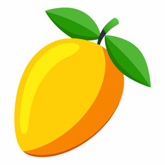 vector illustration of an orange