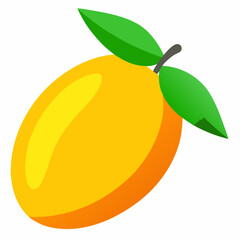 vector illustration of an orange