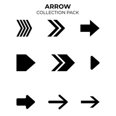 various digital arrow pack assets