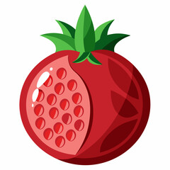 vector illustration of a strawberry