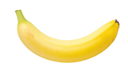 Fresh Yellow Banana Isolated on White Background for Food Use