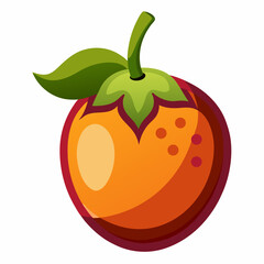 vector illustration of an apple