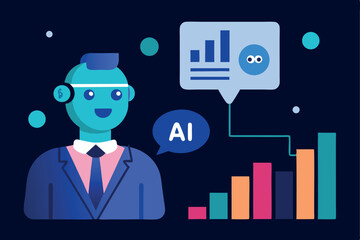 set of business people