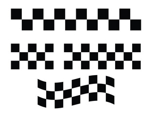 black and white checkered flag