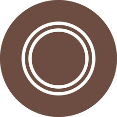Circle single icon vector illustration