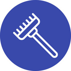 Brrom single icon vector illustration