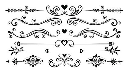 Symmetrical Abstract Line Icon Set