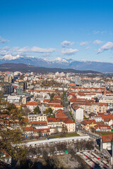 Obraz premium aerial view of the city