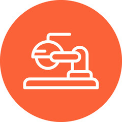 Machine single icon vector illustration