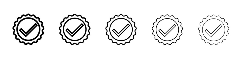 Certificate icon Flat design on isolated background