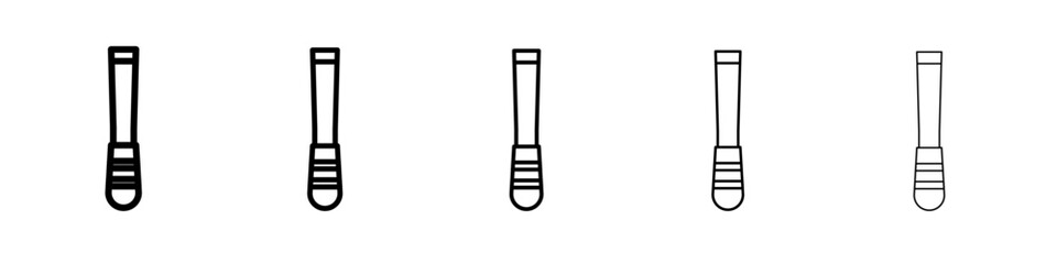 chisel icon Flat design on isolated background