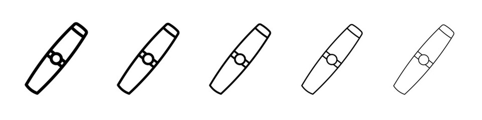 cigar icon Flat design on isolated background