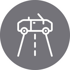 Drone single icon vector illustration