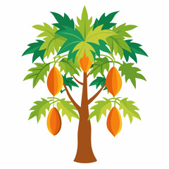 orange tree with fruit