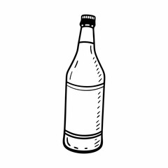  bottle isolated on white  icon