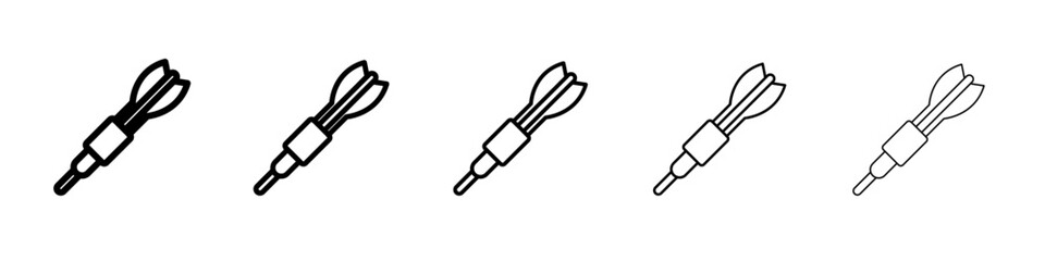 crowbar icon Flat design on isolated background