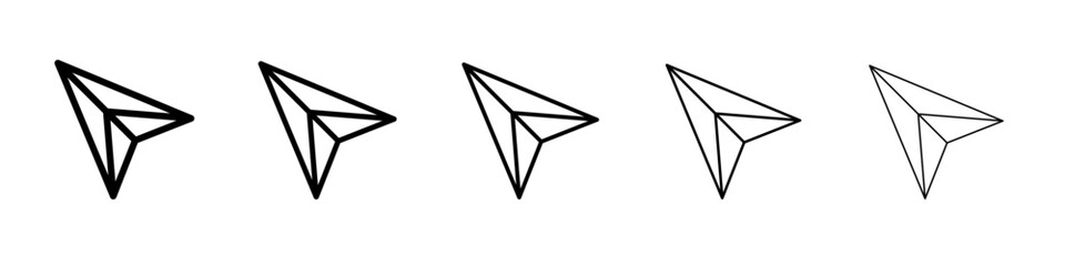 cursor icon Flat design on isolated background