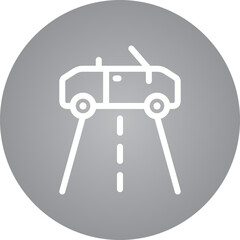 Drone single icon vector illustration