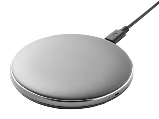 Wireless charger isolated PNG phone charger PNG wireless charging pad PNG mobile device charger PNG electronic charger PNG isolated on white PNG transparent background image