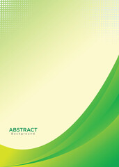 Abstract green and yellow background texture with gradient shape