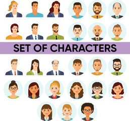 set Male and Female Characters for profile