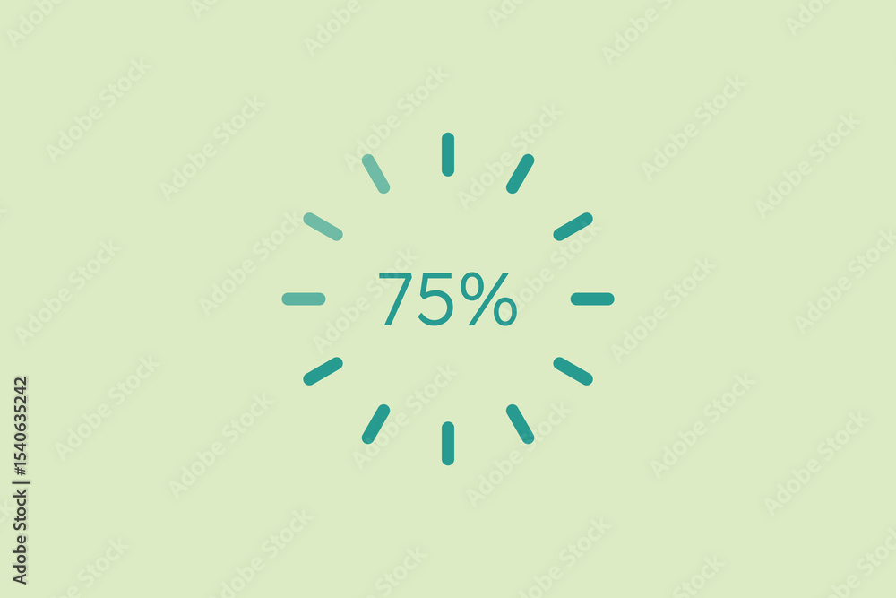 Poster progress icon. icon related to ui elements. suitable for web site, app, user interfaces,element, pri