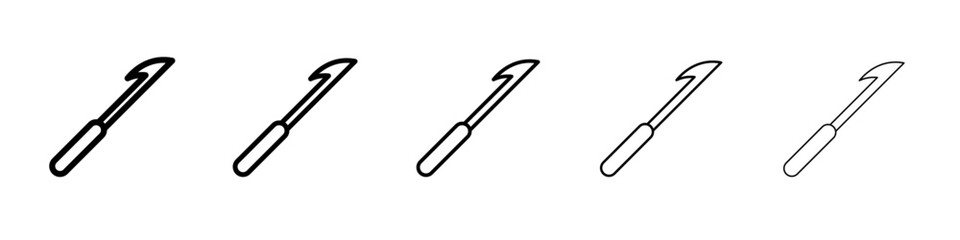 harpoon icon Flat design on isolated background