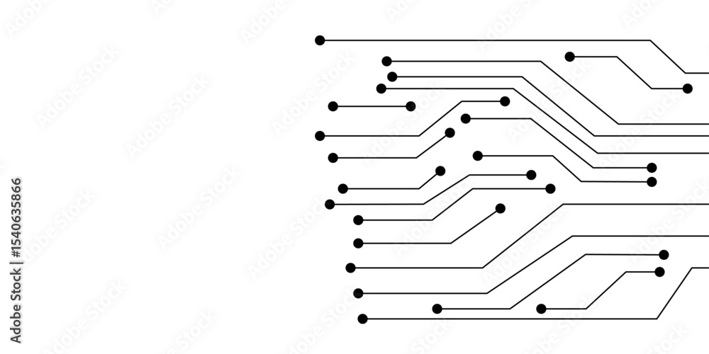 Poster abstract background with technology circuit board texture. electronic motherboard illustration. comm