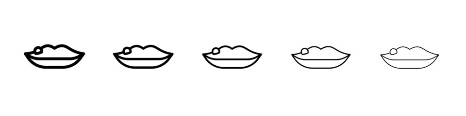 Herpes virus icon Flat design on isolated background