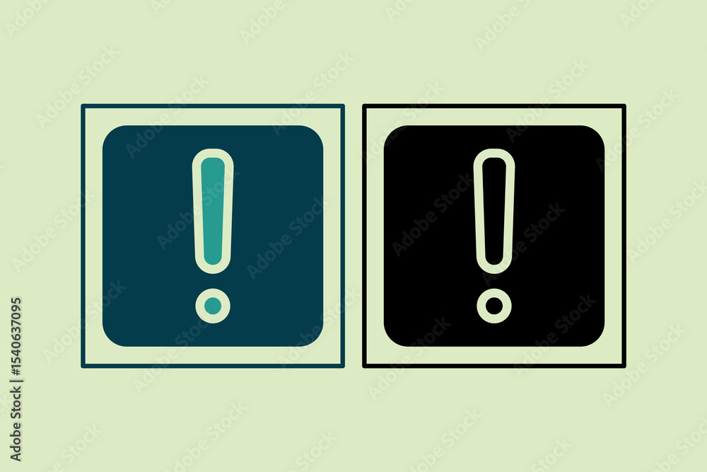 Poster warning icon. icon related to ui elements. suitable for web site, app, user interfaces,element, prin