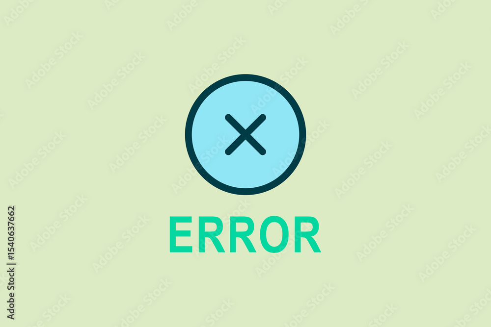 Poster error icon. icon related to ui elements. suitable for web site, app, user interfaces,element, printa
