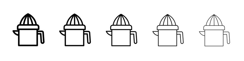 Lemon squeezer icon Flat design on isolated background