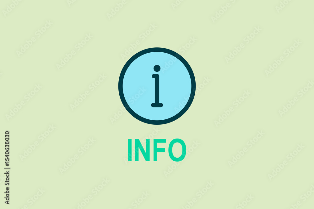 Poster info icon. icon related to ui elements. suitable for web site, app, user interfaces,element, printab