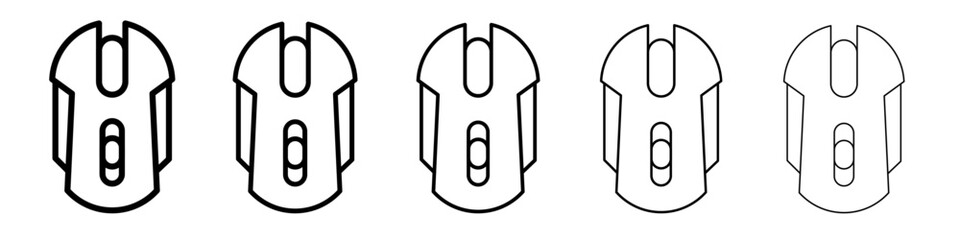 mouse icon Flat design on isolated background