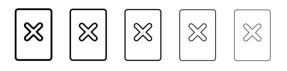 Obraz premium Penalty card sport icon Flat design on isolated background