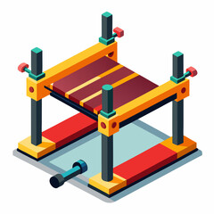 playground equipment isolated on white