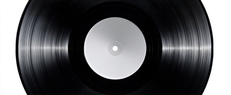 The vintage vinyl record showcasing a classic musical experience. - Powered by Adobe