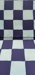 checkered floor tiles