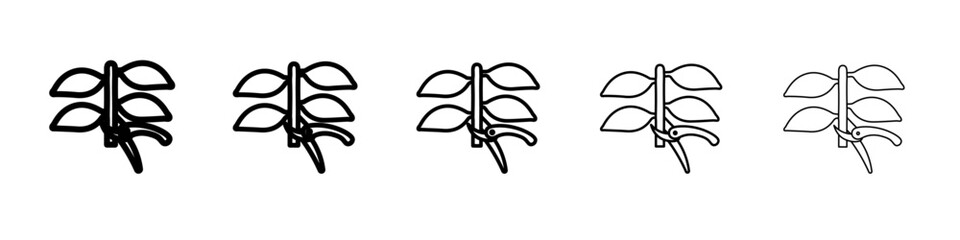 Pruning icon Flat design on isolated background